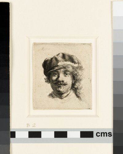 Autoportrait portant un bonnet mou, vers 1634 - Rembrandt van Rijn