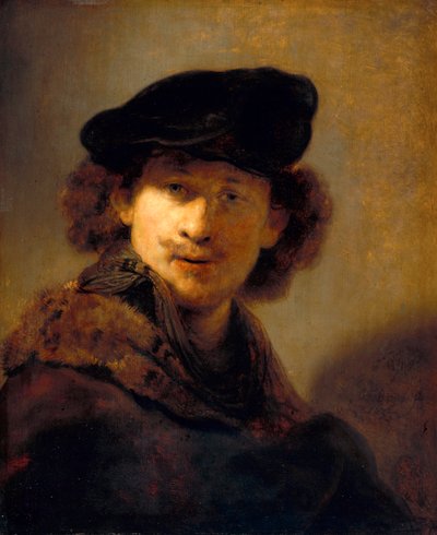 Autoportrait avec bonnet de velours - Rembrandt van Rijn