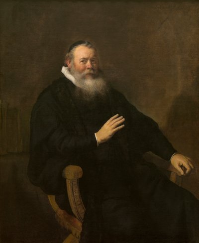 Le Prédicateur Eleazar Swalmius - Rembrandt Harmensz. van Rijn