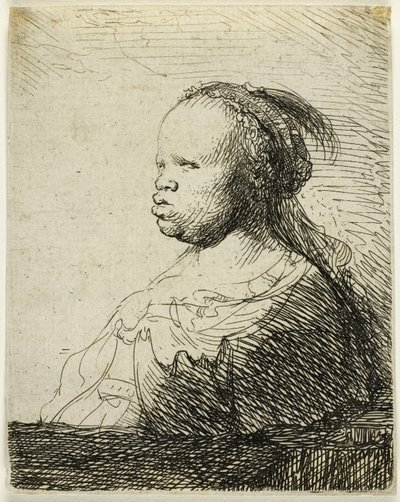 La Négresse blanche, c.1630 - Rembrandt Harmensz. van Rijn