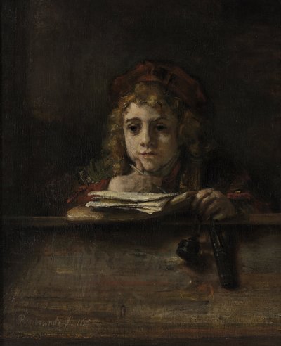 Titus à son bureau - Rembrandt Harmensz. van Rijn