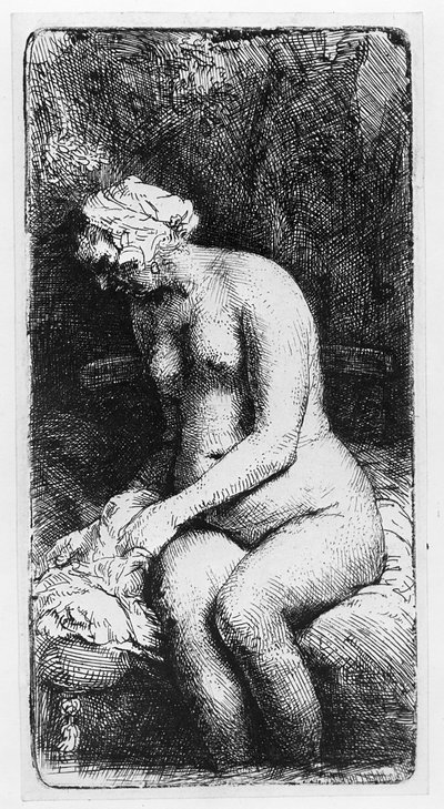 Femme se baignant - Rembrandt van Rijn
