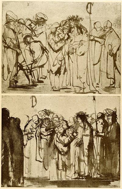 Moquerie du Christ - Rembrandt van Rijn