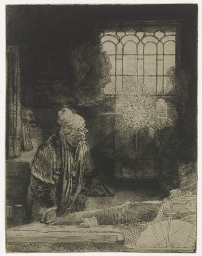 Un érudit dans son étude - Rembrandt van Rijn