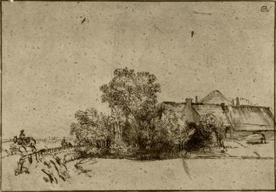 Ferme à Amsteldijk - Rembrandt van Rijn