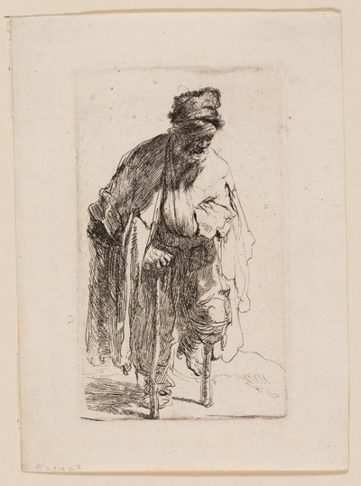 Mendiant avec une Jambe de Bois - Rembrandt van Rijn