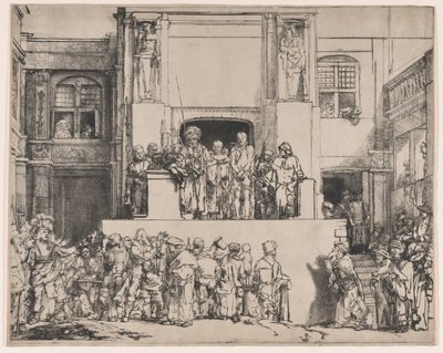 Le Christ présenté au peuple, 1655 - Rembrandt van Rijn