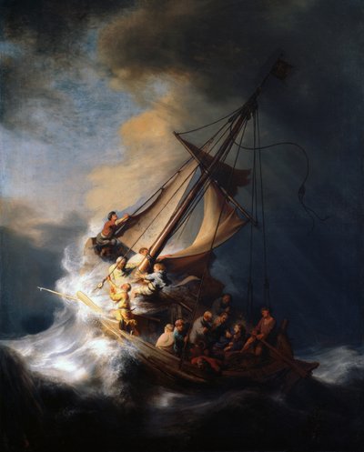 Christ dans la tempête sur le lac de Galilée, 1633 - Rembrandt van Rijn
