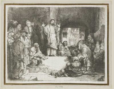 Christ preaching (