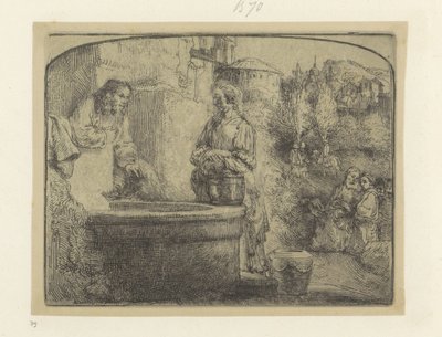 Christ et la femme samaritaine - Rembrandt van Rijn