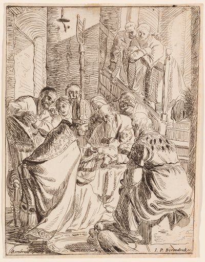 La circoncision du Christ - Rembrandt van Rijn