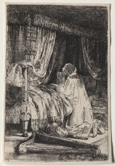 David en prière - Rembrandt van Rijn