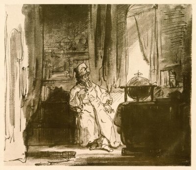 Le philosophe - Rembrandt van Rijn