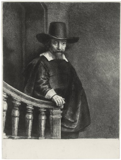Ephraim Bueno, médecin juif, 1647 - Rembrandt van Rijn