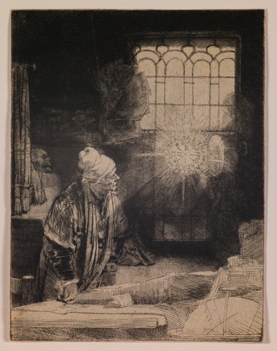Faust (Le savant dans son cabinet de travail) - Rembrandt van Rijn