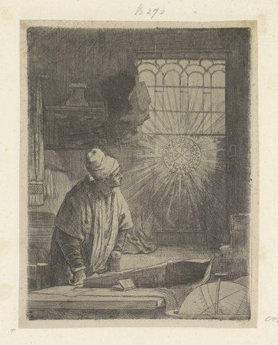 Savant dans son cabinet de travail (Faust) - Rembrandt van Rijn