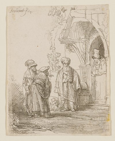 Jacob et Laban - Rembrandt van Rijn