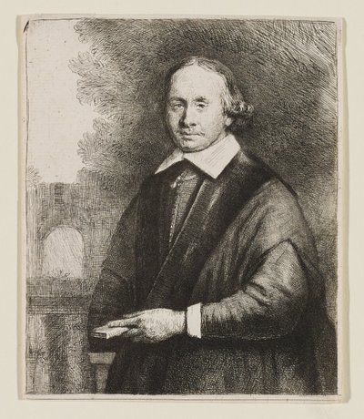 Jan Antonides Von Der Linden, professeur de médecine - Rembrandt van Rijn