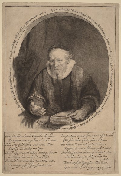 Jan Cornelisz Sylvius - Rembrandt van Rijn