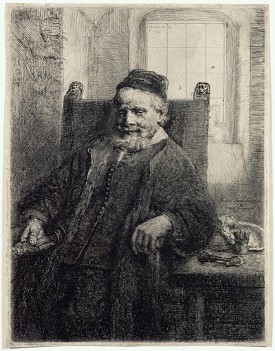 Jan Lutma, orfèvre - Rembrandt van Rijn