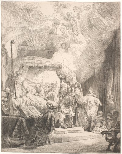 La mort de la Vierge Marie - Rembrandt van Rijn