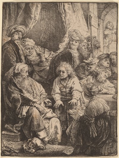 Joseph racontant ses rêves - Rembrandt van Rijn