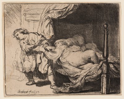 Joseph et la femme de Potiphar - Rembrandt van Rijn