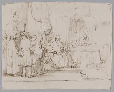 Joseph raconte ses rêves à ses parents et à ses frères - Rembrandt van Rijn
