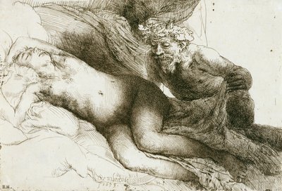Jupiter et Antiope, 1659 - Rembrandt van Rijn