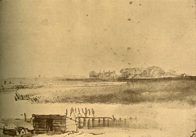 Dessin de paysage, vers 1630 - Rembrandt van Rijn