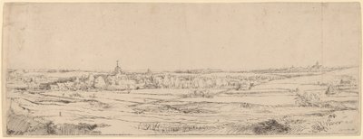 Paysage avec vue vers Haarlem (Le champ du peseur d