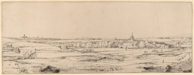 Paysage avec vue sur Haarlem (Le champ du peseur d