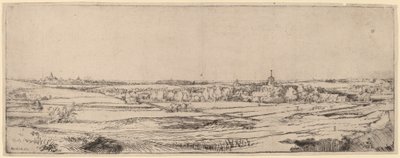 Paysage avec vue sur Haarlem (Le champ du peseur d