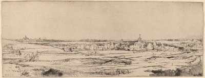 Paysage avec vue sur Haarlem (Le champ du peseur d