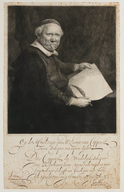 Lieven Willemsz van Coppenol - Rembrandt van Rijn