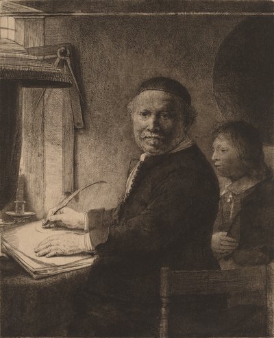 Lieven Willemsz van Coppenol : la Petite Plaque, vers 1658 - Rembrandt van Rijn