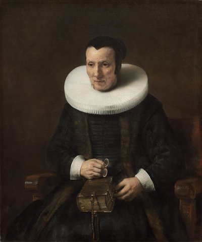 Vieille dame avec un livre, 1647 - Rembrandt van Rijn
