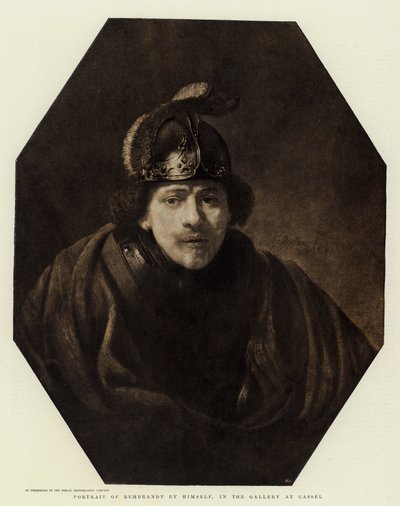 Portrait de Rembrandt par lui-même, dans la galerie de Cassel - Rembrandt van Rijn