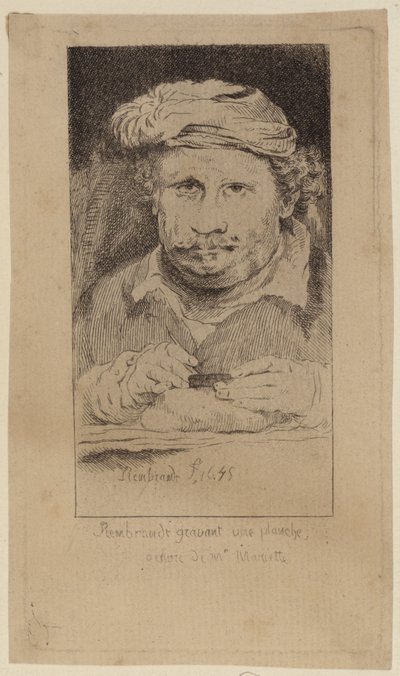 Rembrandt 1645 autoportrait dans la collection de Mariette - Rembrandt van Rijn