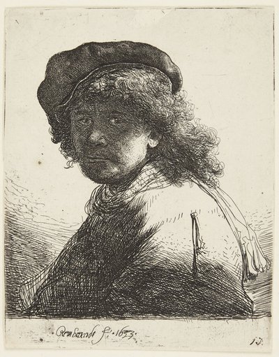 Rembrandt, coiffé d