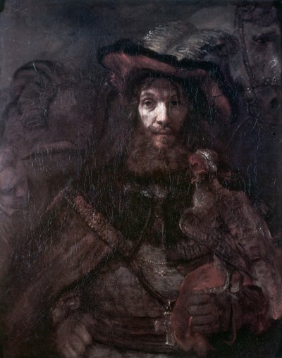 Cavalier avec un faucon - Rembrandt van Rijn