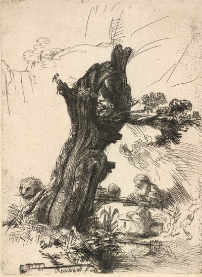 Saint Jérôme à côté d