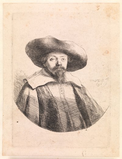 Samuel Manasseh Ben Israel, auteur juif - Rembrandt van Rijn