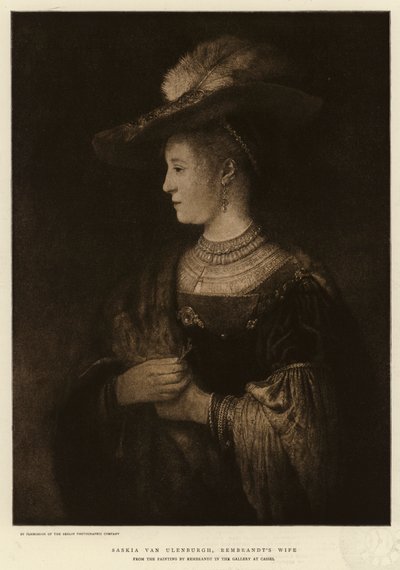 Saskia van Ulenburgh, épouse de Rembrandt - Rembrandt van Rijn