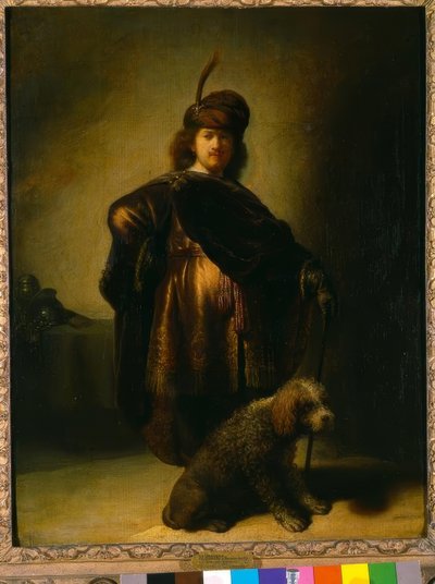 Autoportrait en costume oriental - Rembrandt van Rijn