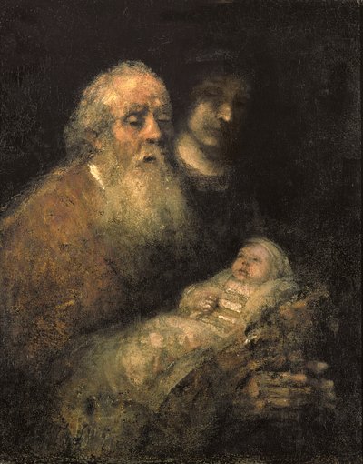 Siméon au temple, 1669 - Rembrandt van Rijn