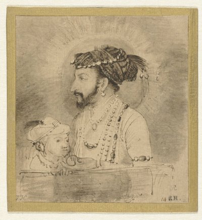 Shah Jahan et son petit garçon - Rembrandt van Rijn