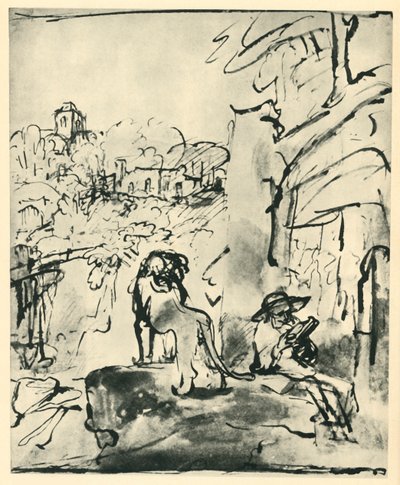 Saint Jérôme lisant dans un paysage, 1649, 1943 - Rembrandt van Rijn