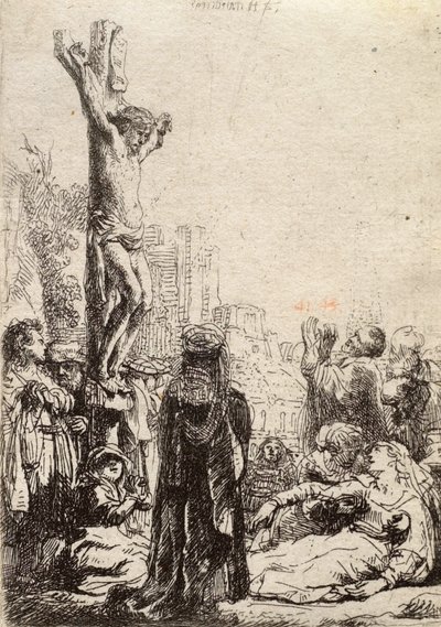 La Crucifixion - Rembrandt van Rijn