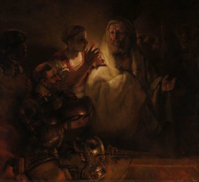 Le reniement de Saint Pierre - Rembrandt van Rijn